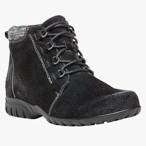 Propet Black Suede Ankle Boots W10